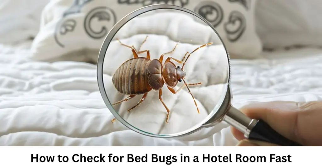 How to Check for Bed Bugs in a Hotel Room Fast