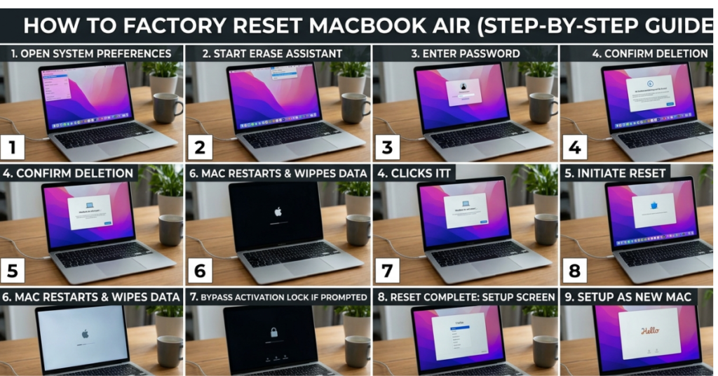 How to Factory Reset MacBook Air (Step-by-Step Guide)