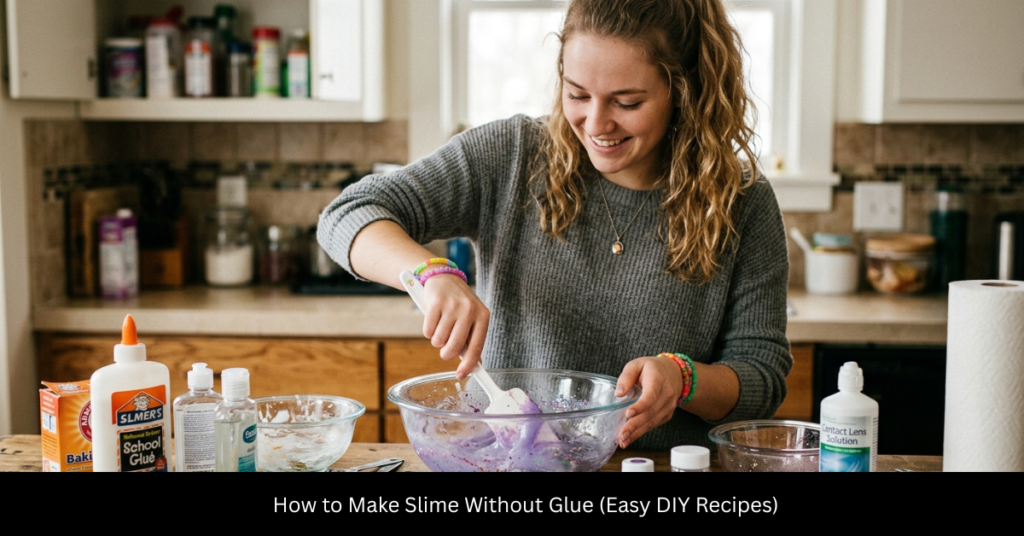 How to Make Slime Without Glue (Easy DIY Recipes)