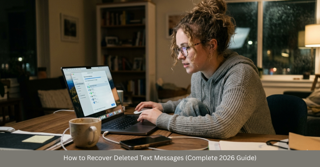 How to Recover Deleted Text Messages (Complete 2026 Guide)