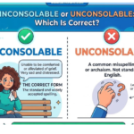 Inconsolable or Unconsolable: Which Is Correct?