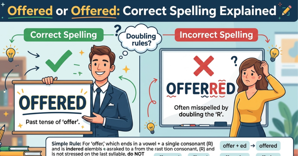 Offerred or Offered: Correct Spelling Explained