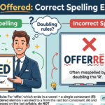 Offerred or Offered: Correct Spelling Explained