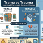 Trama vs Trauma: Meaning, Differences & Common Mistakes