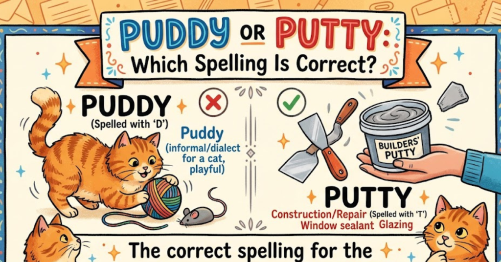 Puddy or Putty: Which Spelling Is Correct?